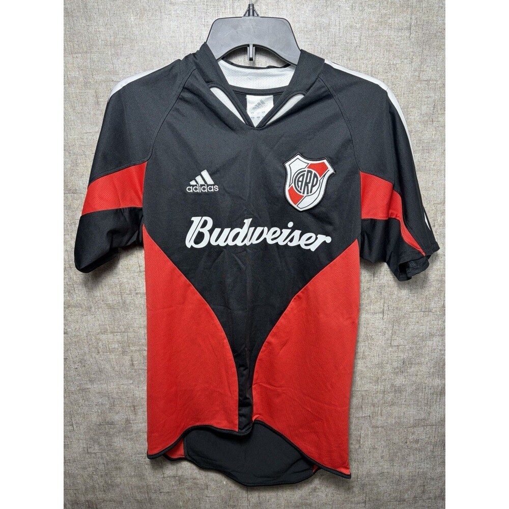 Adidas River Plate Away 2004-2005 Jersey Size XS Black/Red/White (Argentina)